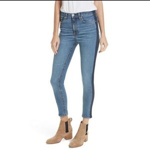 RAG & BONE > High Rise Ankle Skinny Jeans
